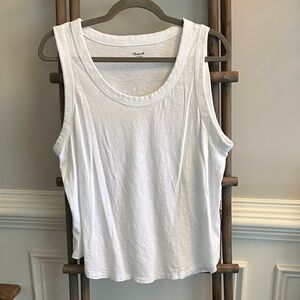 Madewell White Tank Top
